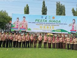 Polres Rembang Turut Memeriahkan Pembukaan Pesta Siaga Pramuka