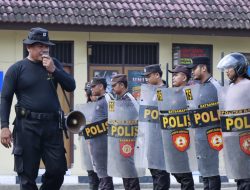 Untuk Meningkatkan Profesionalitas Polres Rembang Menggelar Latihan Dalmas