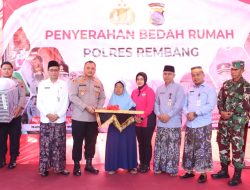Polres Rembang Resmikan Progam Bedah Rumah Untuk Janda Sebatangkara di Desa Turusgede