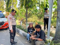 Ops Aman Candi 2025, Satgas Preventif Sat Samapta Polres Rembang Edukasi Sekelompok Anak Punk