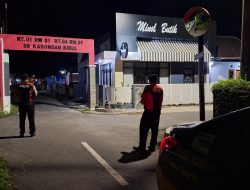 Rawan Kejahatan Premanisme, Satgas Samapta Polres Rembang Patroli Malam Dinihari Sasar Pemukiman Warga di Jam Rawan