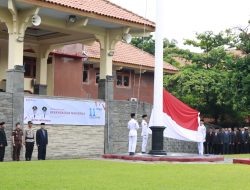 Momen Harkitnas ke 117, Wakili Kapolres, Kapolsek Rembang Kota Turut Hadir Dalam Upacara di Kantor Bupati Rembang