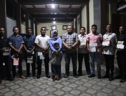 Malam Perpisahan Bintara Remaja Asal Papua, Kapolres Rembang Gelar di Rumah Dinas