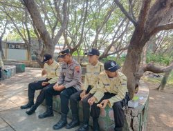 Ops Aman Candi 2025 memasuki Hari Akhir, Satgas Binmas Polres Rembang Dialogis Dengan Satpam PLTU