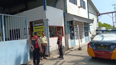 Patroli Rutin Antisipasi Premanisme & Pungli, Satgas Samapta Polres Rembang Sasar PT. Indo Seafood Rembang