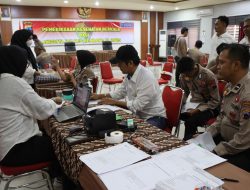Pengecekan Kesehatan Personil, Polres Rembang Menggelar Rikkes Berkala TA. 2025