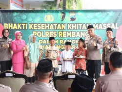 Bhakti Kesehatan Khitan Massal Polres Rembang, Dalam Rangka Peringatan HUT Bhayangkara 79 Tahun 2025