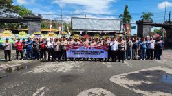 Polres Rembang Lepas Keberangkatan Rombongan Masa ke Jakarta untuk Upacara Hari Bhayangkara ke-79