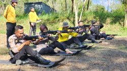 Rutin Gelar Latihan Menembak, Polres Rembang Asah Kemahiran Personil