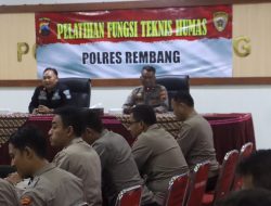 Upaya Tingkatkan Kemampuan Kehumasan, Polres Rembang Gelar Pelatihan Fungsi Teknis Humas