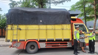 Satlantas Polres Rembang Gencar Sosialisasikan Penanganan Truk ODOL