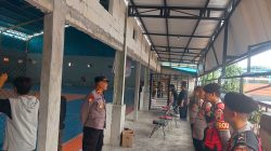 Polsek Sulang dan Sat Samapta Polres Rembang Gelar Pengamanan Turnamen Futsal