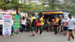 Polres Rembang Gelar Pelayanan Publik di Car Free Day Dalam Rangka HUT Bhayangkara KE-79