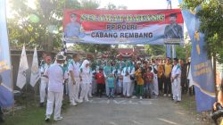 Kapolres Rembang dan Pejabat Utama Hadiri Olahraga Bersama dalam Rangka HUT PP Polri ke 26