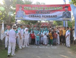 Kapolres Rembang dan Pejabat Utama Hadiri Olahraga Bersama dalam Rangka HUT PP Polri ke 26