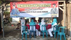 Si Dokkes Polres Rembang Gelar Bhakti Kesehatan dalam Acara Olahraga Bersama HUT PP Polri 2025
