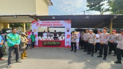 Polres Rembang Gelar Stand Bazar Sembako Murah Dalam Rangka HUT Bhayangkara 79