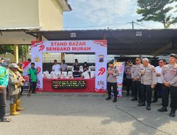 Polres Rembang Gelar Stand Bazar Sembako Murah Dalam Rangka HUT Bhayangkara 79