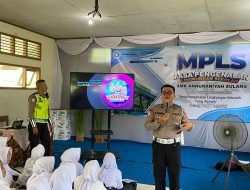 Satlantas Polres Rembang Gelar Sosialisasi Ops Patuh Candi 2025 dalam Kegiatan MPLS di SMK Annuraniyah Sulang