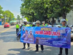 Satlantas Polres Rembang Sosialisasikan Ops Patuh Candi 2025 Disertai Kegiatan Dakgar Tilang