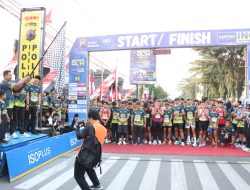 Berlangsung Meriah, Polres Rembang Gelar Event Lari Bhayangkara Beat Run 5KM