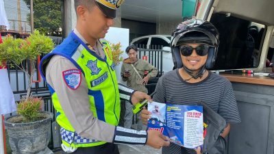 Satlantas Polres Rembang Gelar Dakgar & Sosialisasi Ops Patuh Candi 2025