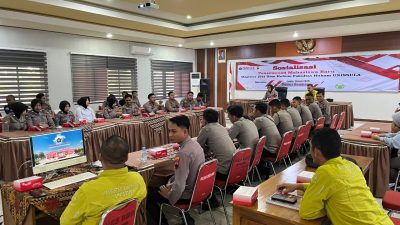 Sosialisasi Penerimaan Mahasiswa Baru Magister Ilmu Hukum Unissula di Polres Rembang