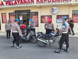 Pantau Kedisiplinan Anggota, Si Propam Polres Rembang Rutin Lakukan Gaktiblin