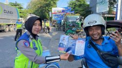 Satlantas Polres Rembang Gelar Penindakan dan Sosialisasi dalam Rangka Ops Patuh Candi 2025