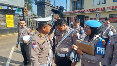 Pagi ini, Gaktiblin Si Propam Sasar Anggota Satlantas Polres Rembang
