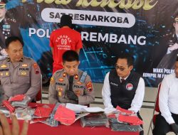 Pemuda Asal Lasem Harus Berurusan Dengan Polres Rembang Imbas Kepemilikan Sabu