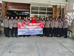 HUT Polwan ke-77, Polwan Polres Rembang Laksanakan Anjangsana ke Purnawirawan Polwan