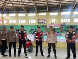 Polres Rembang Amankan Kejuaraan Pencak Silat IPSI Bhinaraharja Cup 2 di GOR Besi Rembang