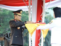 Upacara Penurunan Bendera Merah Putih Warnai Puncak Peringatan HUT ke-80 Kemerdekaan RI di Lapangan Pancasila