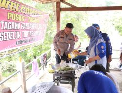 Kapolres Blora Sediakan Dapur Umum untuk Korban Kebakaran Sumur Minyak