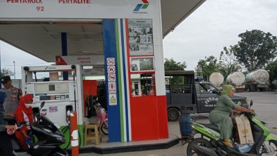Polisi Cek SPBU di Sulang Antisipasi Kelangkaan BBM