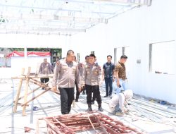 Kapolres Rembang Tinjau Pembangunan Gedung SPPG Milik Polres