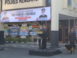 Polres Rembang Gelar Upacara Kesaktian Pancasila Tahun 2025