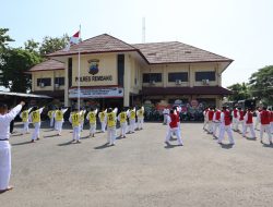SDM Polres Rembang Gelar Ujian Beladiri Polri Periodik Tahun 2025