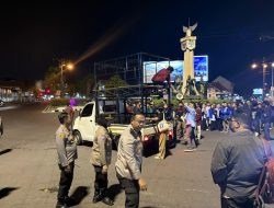 Polres Sukoharjo Kawal Aksi BEM Solo Raya di Tugu Kartasura, Unjuk Rasa Berjalan Aman dan Kondusif