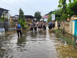 Polsek Batangan Terus Pantau Perkembangan Banjir, Kondisi Wilayah Berangsur Normal