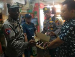 Kapolsek Tayu pimpin langsung Ops Pekat dengan sasaran Miras dalam rangka cipta kondisi menjelang Rapat Paripurna Pansus Hak Angket