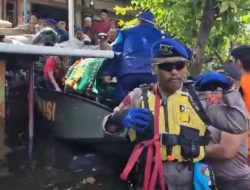 Tim Sar Ditpolairud Polda Jateng Bantu Pemakaman Almarhumah Kaslimah