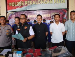 Jajaran Satreskrim Polres Pekalongan Kota Berhasil Ungkap Kasus Currat, 9 Tersangka Diamankan