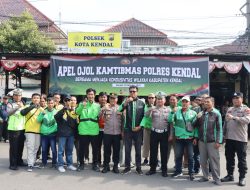 Polres Kendal dan Komunitas Ojol Bangun Sinergi Lewat Apel Kamtibmas dan Warkop Kebersamaan