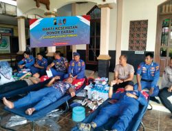 Donor Darah Satpolair Polres Rembang Dalam Rangka HUT Ke-75