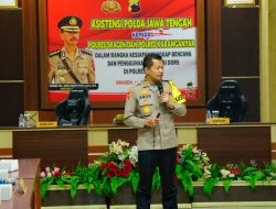 Kapolres Sambut Asistensi Karo Ops Polda Jateng Terkait Kesiapsiagaan Bencana di Polres Sragen