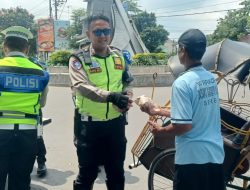 Operasi Zebra Candi 2025: Satlantas Polres Rembang Tebar Kepedulian Lewat Bakti Sosial