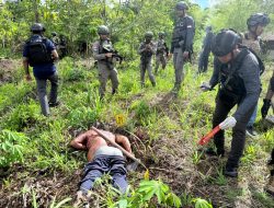Respon Cepat Penemuan Mayat Pekerja Bangunan di Yahukimo, Satgas Ops Damai Cartenz dan Polres Yahukimo Lakukan Evakuasi