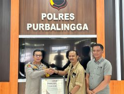 Polres Purbalingga Terima Penghargaan dari Komunitas Seni Purbalingga